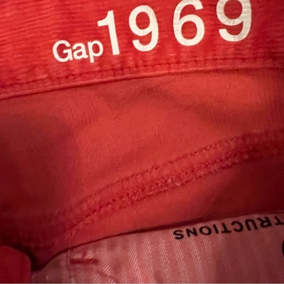 {Gap} Corduroy Red/Orange Mini Skirt - Picture 6 of 8